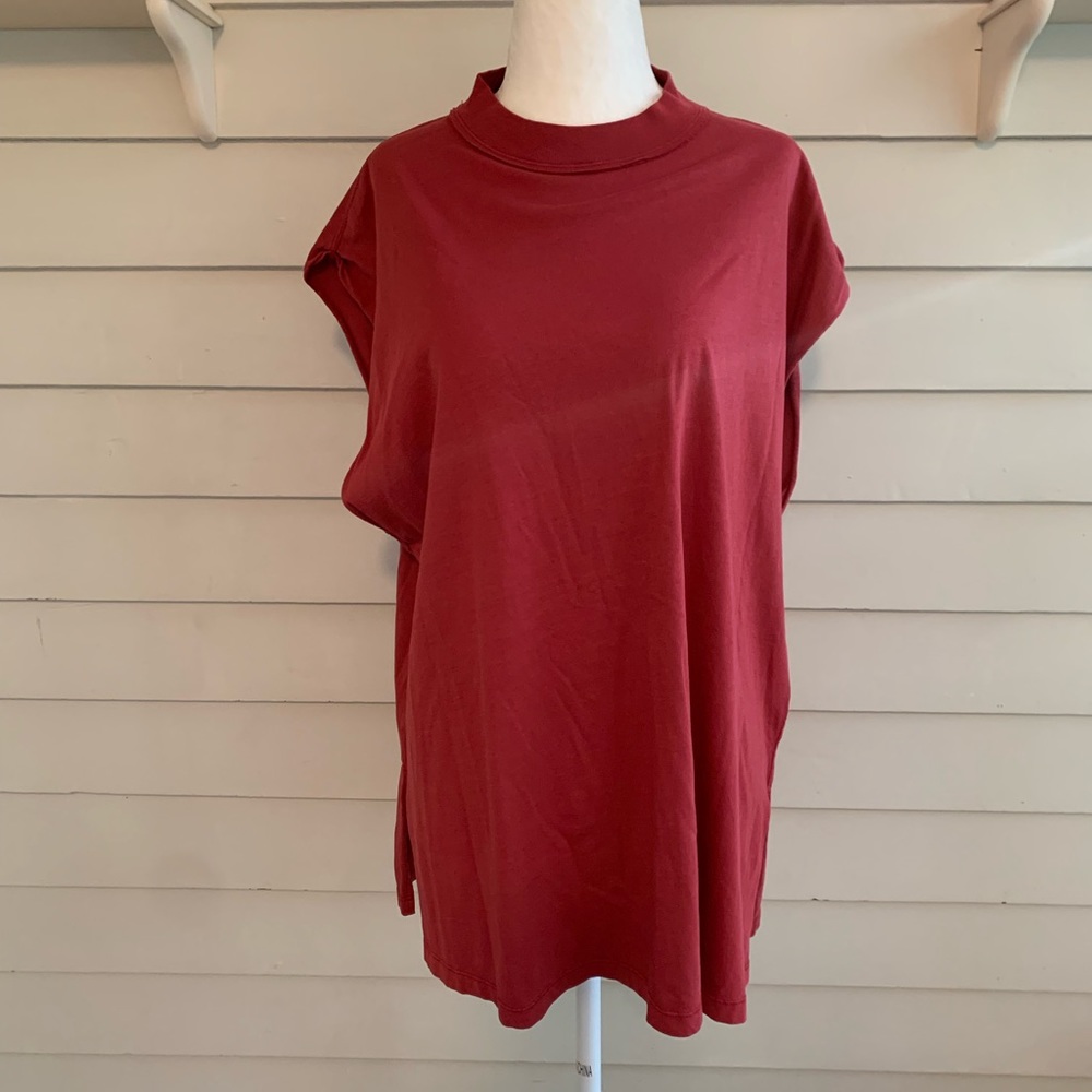 Free People We The Free Sleeveless Oversized Top Size Medium New With Tag